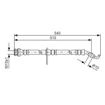 BOSCH Bremsschlauch