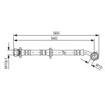 BOSCH Bremsschlauch