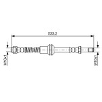 BOSCH Bremsschlauch