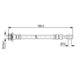 BOSCH Bremsschlauch