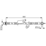 BOSCH Bremsschlauch