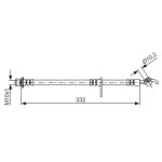 BOSCH Bremsschlauch