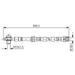 BOSCH Bremsschlauch