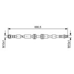BOSCH Bremsschlauch