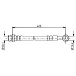 BOSCH Bremsschlauch