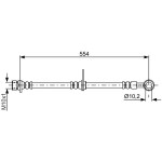 BOSCH Bremsschlauch