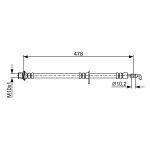 BOSCH Bremsschlauch