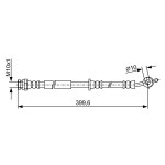BOSCH Bremsschlauch