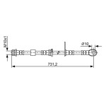 BOSCH Bremsschlauch