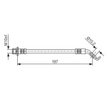 BOSCH Bremsschlauch