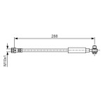 BOSCH Bremsschlauch