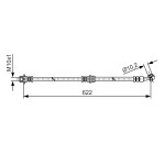BOSCH Bremsschlauch
