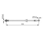 BOSCH Bremsschlauch