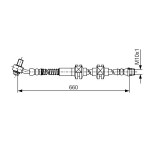 BOSCH Bremsschlauch