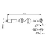 BOSCH Bremsschlauch