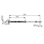BOSCH Bremsschlauch