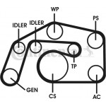 CONTINENTAL CTAM Zahnriemensatz