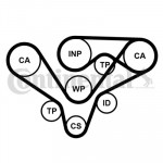 CONTINENTAL CTAM Zahnriemensatz