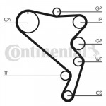 CONTINENTAL CTAM Zahnriemen