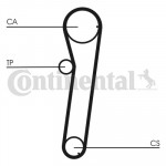 CONTINENTAL CTAM Zahnriemen