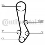 CONTINENTAL CTAM Zahnriemen