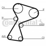CONTINENTAL CTAM Zahnriemensatz