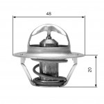 GATES Thermostat, Kühlmittel