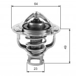 GATES Thermostat, Kühlmittel