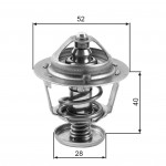 GATES Thermostat, Kühlmittel