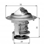 GATES Thermostat, Kühlmittel