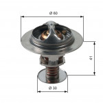 GATES Thermostat, Kühlmittel