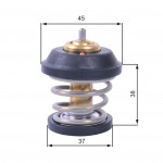 GATES Thermostat, Kühlmittel