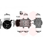 VAN WEZEL Kompressor, Klimaanlage