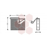 VAN WEZEL Verdampfer, Klimaanlage