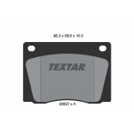 TEXTAR Bremsbelagsatz, Scheibenbremse