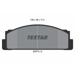 TEXTAR Bremsbelagsatz, Scheibenbremse