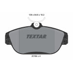 TEXTAR Bremsbelagsatz, Scheibenbremse