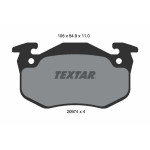 TEXTAR Bremsbelagsatz, Scheibenbremse