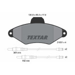 TEXTAR Bremsbelagsatz, Scheibenbremse