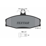 TEXTAR Bremsbelagsatz, Scheibenbremse