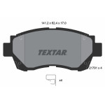 TEXTAR Bremsbelagsatz, Scheibenbremse