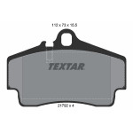 TEXTAR Bremsbelagsatz, Scheibenbremse