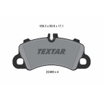 TEXTAR Bremsbelagsatz, Scheibenbremse