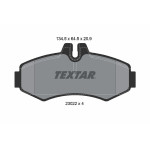 TEXTAR Bremsbelagsatz, Scheibenbremse