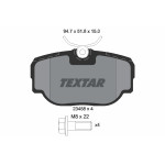 TEXTAR Bremsbelagsatz, Scheibenbremse
