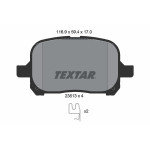 TEXTAR Bremsbelagsatz, Scheibenbremse