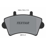 TEXTAR Bremsbelagsatz, Scheibenbremse