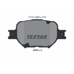 TEXTAR Bremsbelagsatz, Scheibenbremse