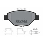TEXTAR Bremsbelagsatz, Scheibenbremse