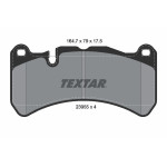 TEXTAR Bremsbelagsatz, Scheibenbremse
